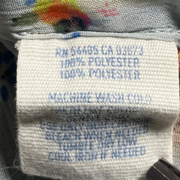 Vintage Aerie Tank Top Sz XL Sheer Bohemian Floral Print Flowy Festival‎ Rodeo - Picture 6 of 9